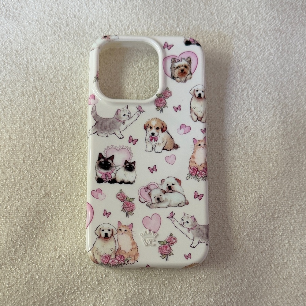 Puppies & Kittens iPhone Case iPhone 15 Pro case in like new condition